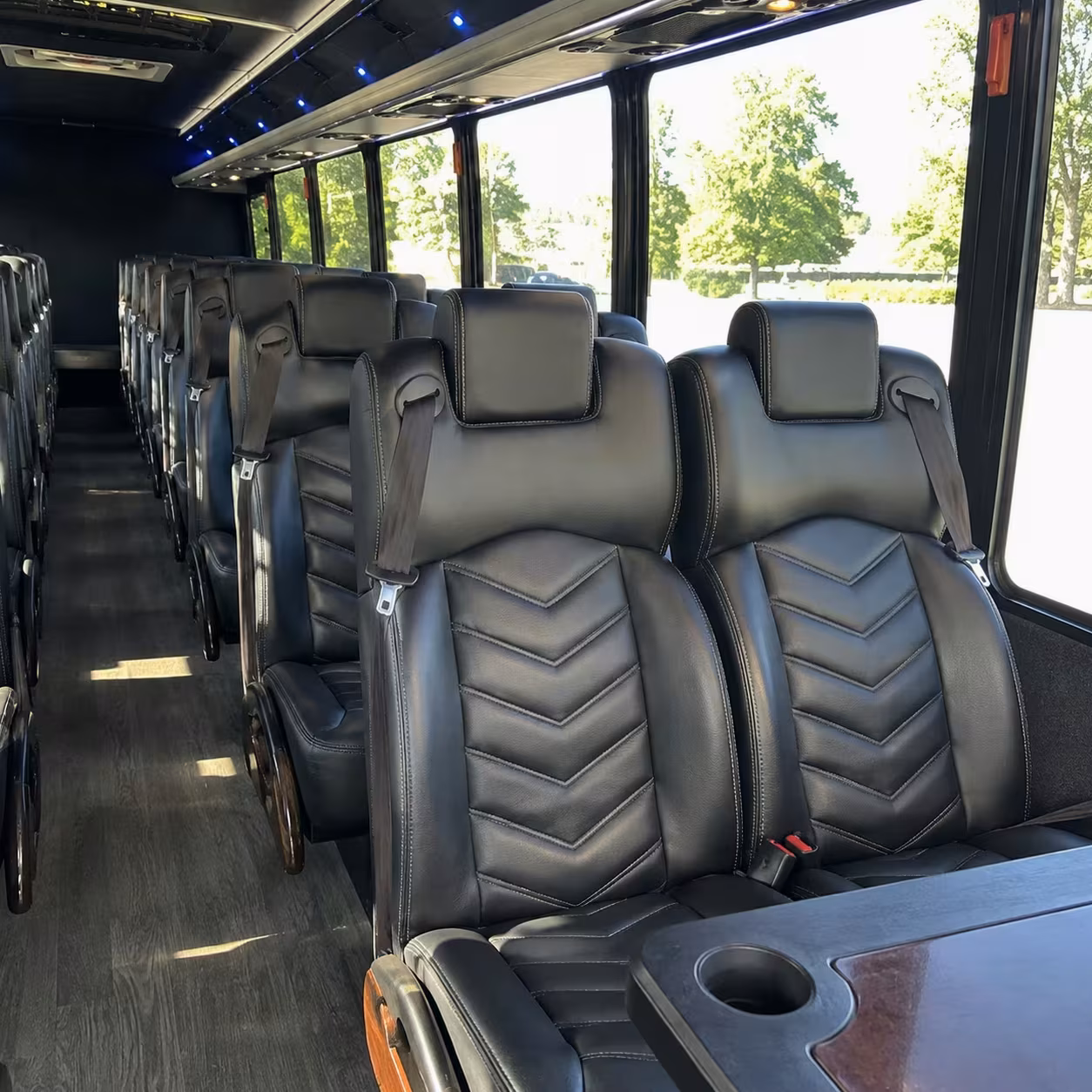 25 passenger minibus interior