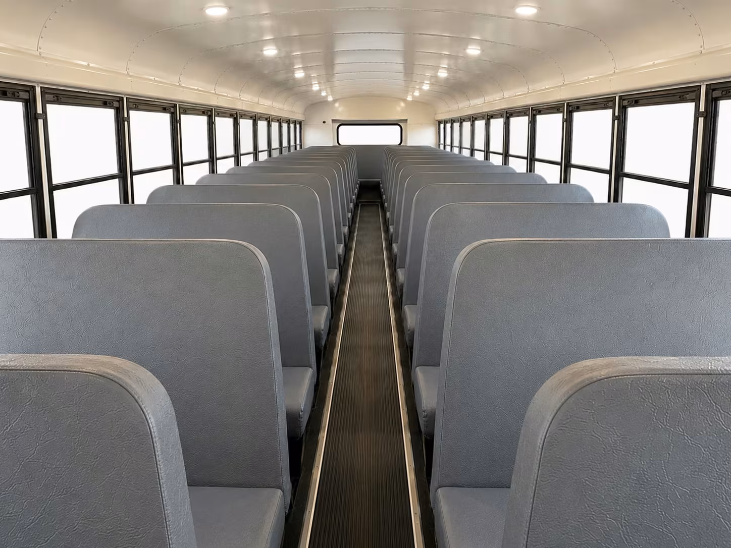 school bus inside