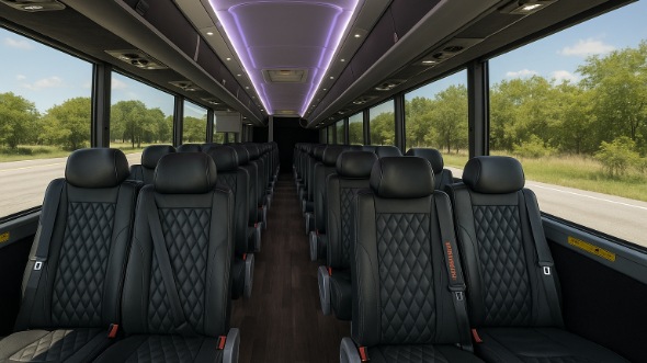 28 passenger minibus interior mission