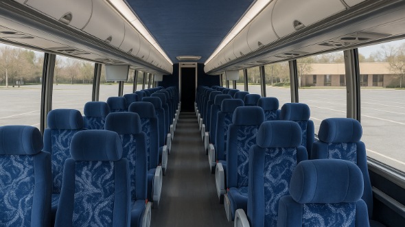 55 passenger charter bus interior mission