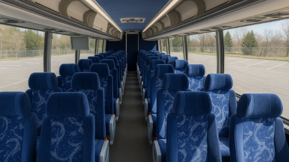 56 passenger charter bus interior mission