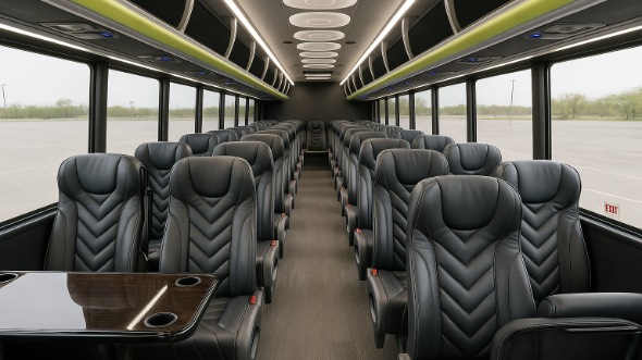 mission 15 passenger minibus inside