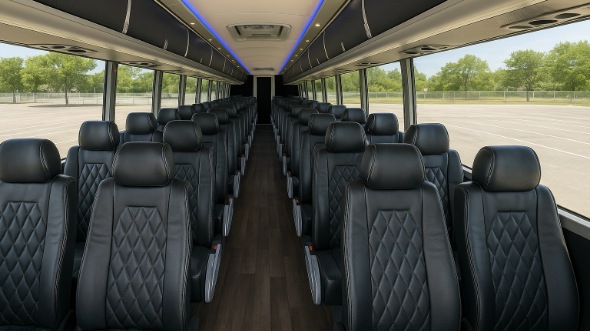 mission 55 passenger charter bus rental