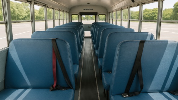mission school bus rental inside