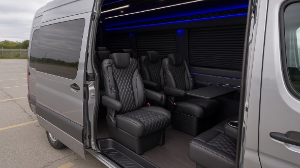 mission sprinter van with driver rental